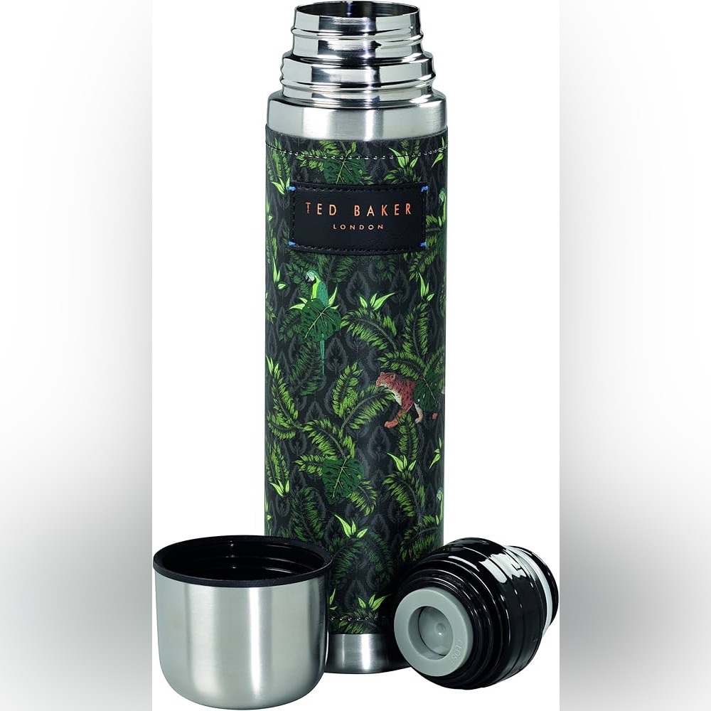 Ted Baker Thermos set of two Jungle Print EUC - Picture 2 of 7